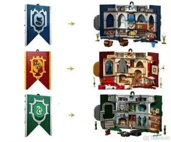 STAVEBNICE HARRY POTTER Vlajky Zmiozelu (náhrady)