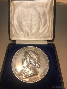 Stříbrná medaile Myslbek