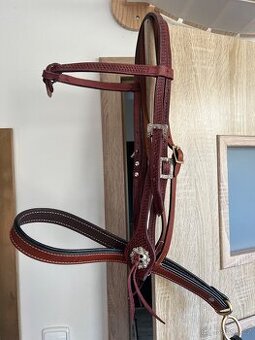 Westernová nová uzda + nánosník