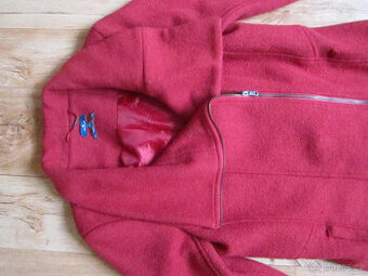 Vlněný kvalitní kabát Tom Taylor, vel. M/38, červený