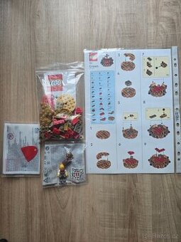 Lego koruna k 25 výročí Kladenské továrny + král - Vše NOVÉ