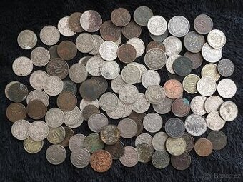 111 kusů drobných mincí - mince Rakousko Uhersko