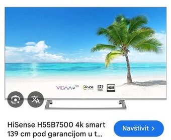 Hissense 55”, 139cm