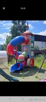 Velky profi TOBOGAN a lod s klouzackami