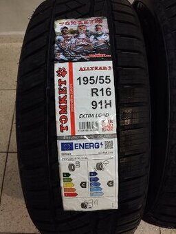 195/55/16 Tomket Allyear 3 91H nové 4ks