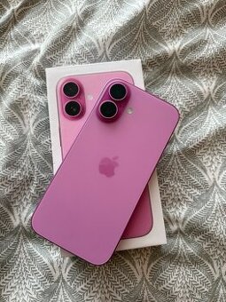 Prodám iPhone 16, růžový 256gb