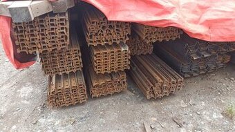 důlní kolejnice 70/10, spojky a ocelové pražce - JEDNOTLIVĚ