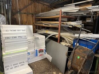 Polystyren, lišty, zatky a hmoždiny