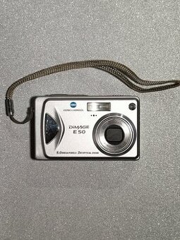 Digitální fotoaparát Konica Minolta DiMAGE E50 – funkční