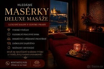 Nadstandardně placená práce pro masérky v centru Prahy