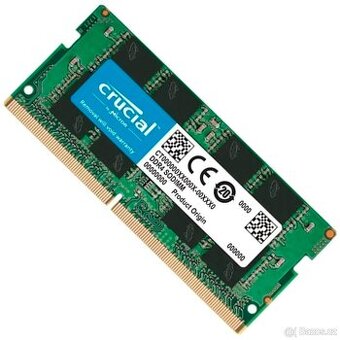 nové paměti Crucial SODIMM 8GB 2666MHz