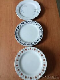 Percelánové talíře mělké made in China
