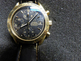 RARITApro sběratele-nádherné zlaté hodinky OMEGA Speedmaster