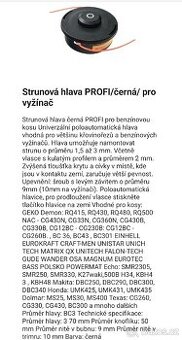 Strunová hlava pro krovinorez