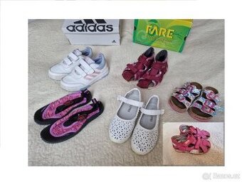 ADIDAS, FARE, LOOP, PROTETIKA...DĚTSKÁ OBUV JAKO NOVÁ, NOVÁ