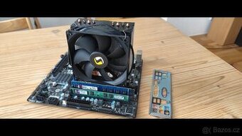 Základní deska + RAM + CPU + Zdroj + Chladič