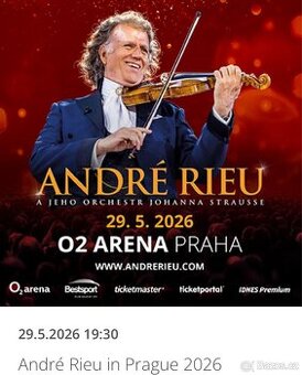 ANDRÉ RIEU, VIP KLUBOVÉ PATRO O2 ARENA