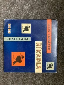 Vinil LP deska 45 Leoš Janáček Josef Lada Říkadla