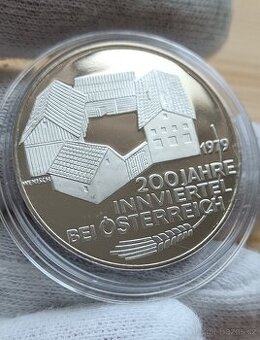 Stříbrný 100 schiling 1979 - Proof