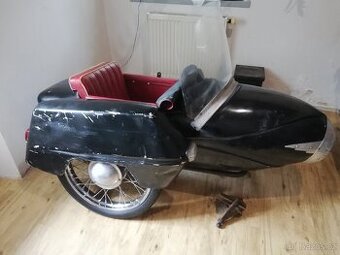 Sidecar Duna sajda sajdkara kompletní lehká alu loďka