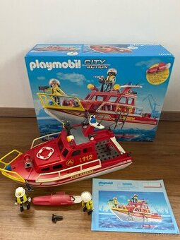 Playmobil 70147 Hasičská loď