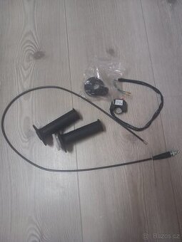 Twist throttle-plynová rukojeť s kabelem pro pitbike/dirtbik