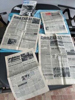 Staré noviny Pravda, rolnicke družstvo, nedelna pravda