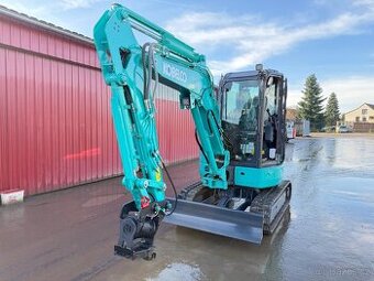 Zánovní pásový bagr KOBELCO SK34SR-7 - powertilt