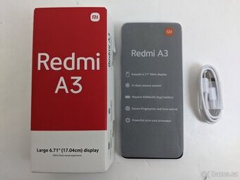 Xiaomi Redmi A3 3/64gb Blue. Záruka 6 měsíců.
