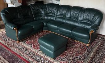 Luxusní italská kožená sedačka, 5270