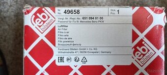 FEBI BILSTEIN 49658 vzduchový filtr pro Mercedes poškozený