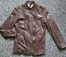 Dámská kožená bunda - brown Gipsy