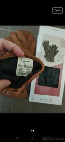 Kožené dámské rukavice