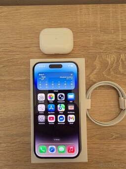 Apple Iphone 14 pro 128gb + airpods pro 1 generace