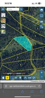 Prodej lesního pozemku 2542 m² – Rovensko - 1