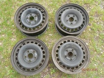 4xPlechové disky na AUDI A4 velikost 15tky. ET 45