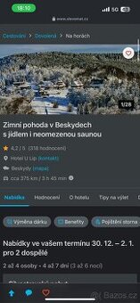 Silvestrovský pobyt pro 2 osoby