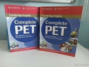 Učebnice a pracovní sešit Complete PET Cambridge