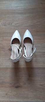 Bílé lodičky Wortmann , kůže, vel.38