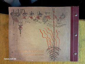 Starý zásobník na gramofonové desky 75 ot, plus deska