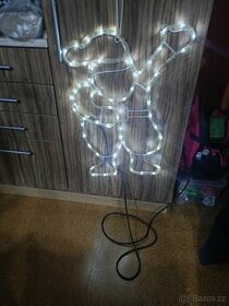 Vánoční dekorace blikající Santa