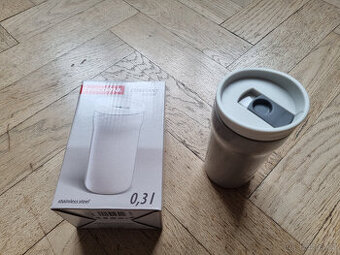 Nový termohrnek 300 ml, uvnitř nerez