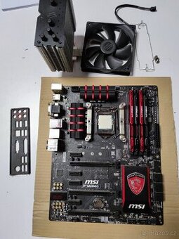 Kombo deska+CPU+ram a chladič