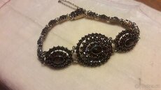 Český granát starožitné šperky