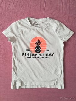 Dívčí tričko NKFVIA s ananasem zn. Name It, vel. 122-128