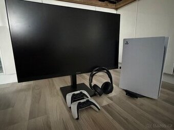 PS5+HERNÍ MONITOR+HERNI SLUCHÁTKA