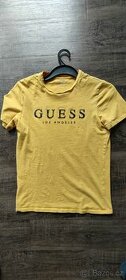 Pánské tričko GUESS vel S - žluté