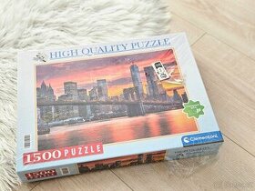 Clementoni - Puzzle Řeka East River za soumraku, USA 1500 dí
