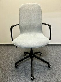 kancelářská židle Ikea Langfjall (béžovo-černá)