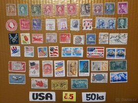 poštovní známky / USA  50ks   č.5 - 1